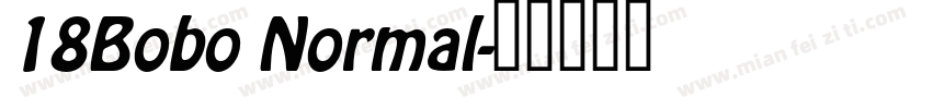 18Bobo Normal字体转换